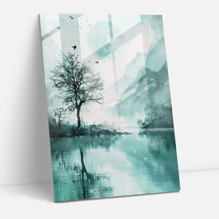 Ashvin Harrison Glass Wall Art - Tranquil Nature Scene - Ashvin Harrison, Glass Wall Art, Ashvin Harrison, Home Decoration