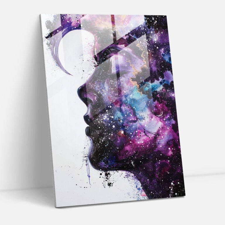 Ashvin Harrison Celestial Galaxies Glass Wall Art - Ashvin Harrison, Modern Art, Ashvin Harrison, Home Decoration