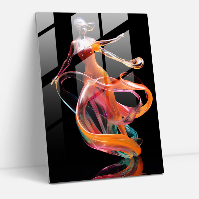 Barbie Glass Art - Dynamic Poses - Barbie, Movement, Home Decoration, Barbie