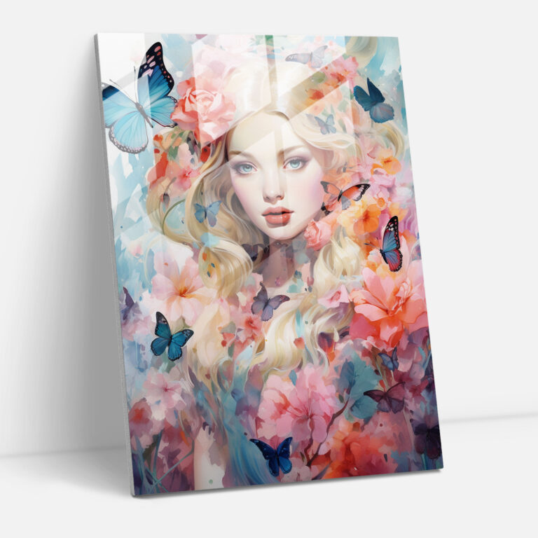 Barbie Glass Print - Barbie, Elegance, Wall Decoration, Home Decoration