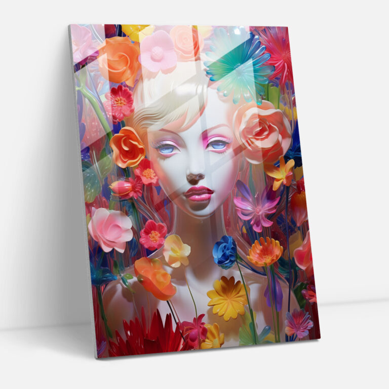 Barbie Glass Print - Barbie, Wall Decoration, Barbie, Glass Art