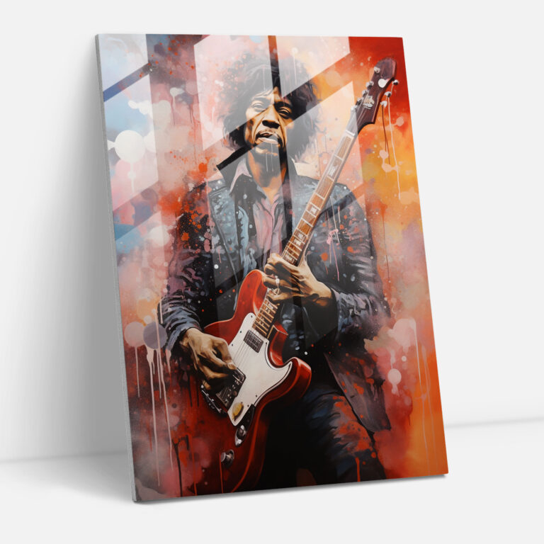 Basquiat Glass Print - Musical Icon - Basquiat, Glass Art, Glass Print, Home Decoration