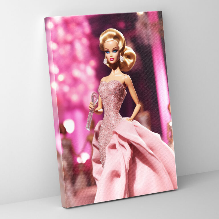 Barbie Glamorous Canvas Print - Barbie, Luxurious Ballroom, Canvas, Canvas Print