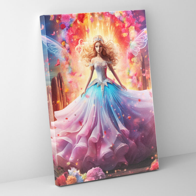 Unicorn Fantasy Barbie Canvas Print - Barbie, Barbie, Home Decoration, Canvas