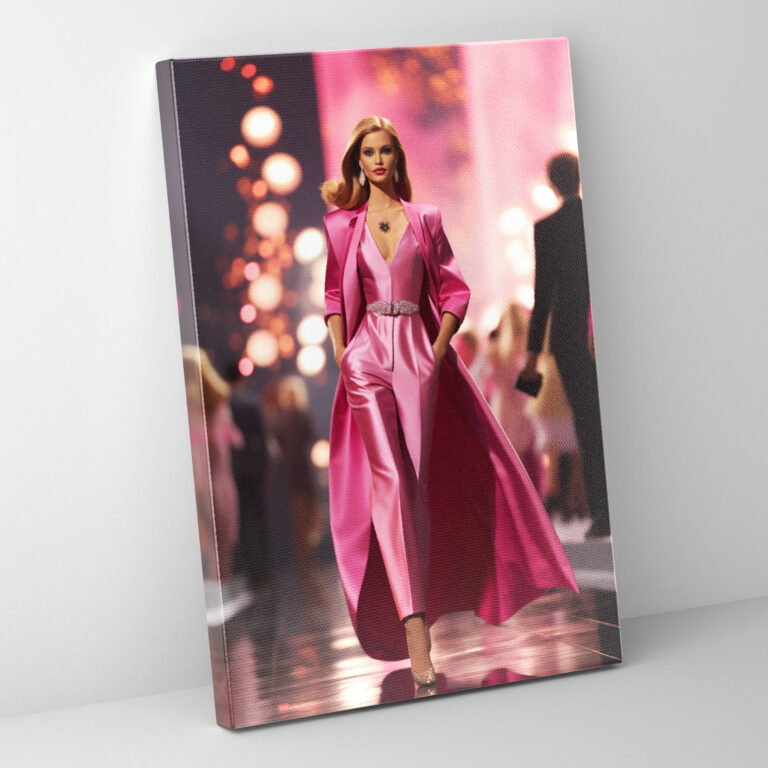 Fashion Icon Barbie Canvas Print - Barbie, Home Decoration, Canvas Wall Art, Fashion Icon