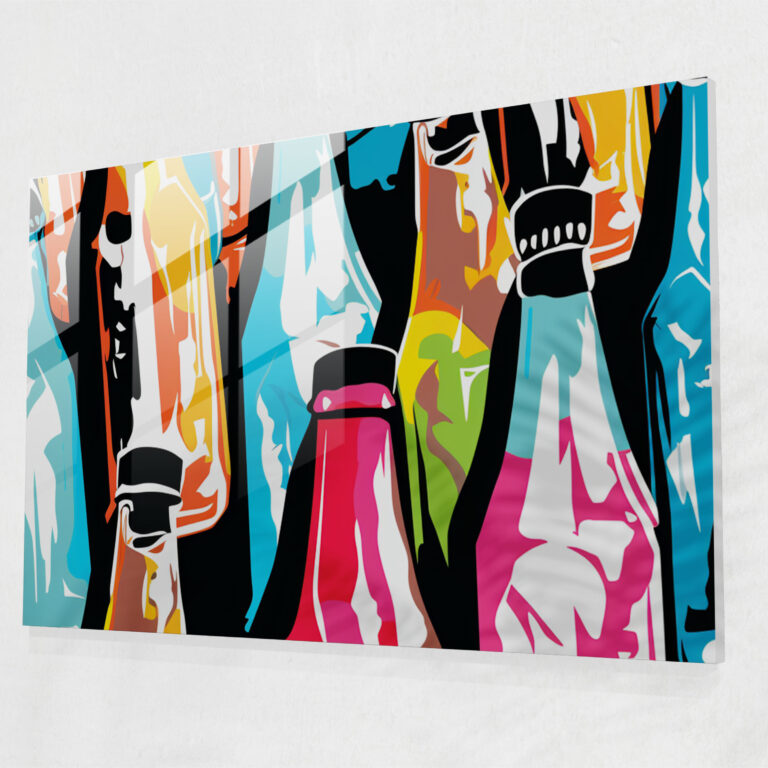 Beer Glass Print - Beer, Wall Decoration, Modern Art, Home Decoration