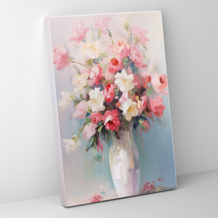 Bleeding Flowers Impressionist Wall Art - Bleeding Flowers, Wall Art, Canvas Wall Art, Wall Decoration