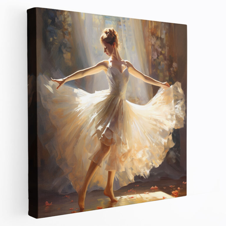 Impressionist Ballerina Canvas Print - Ballerina, Home Decoration, Impressionist, Ballerina