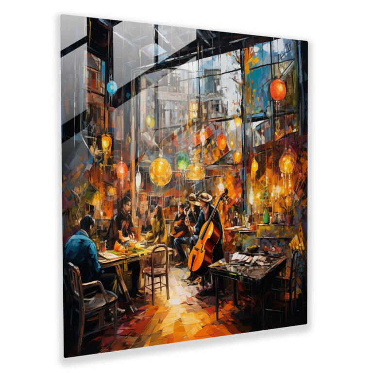 Bohemian Dreams Glass Print - Bohemian, Abstract, Colorful, Wall Decoration
