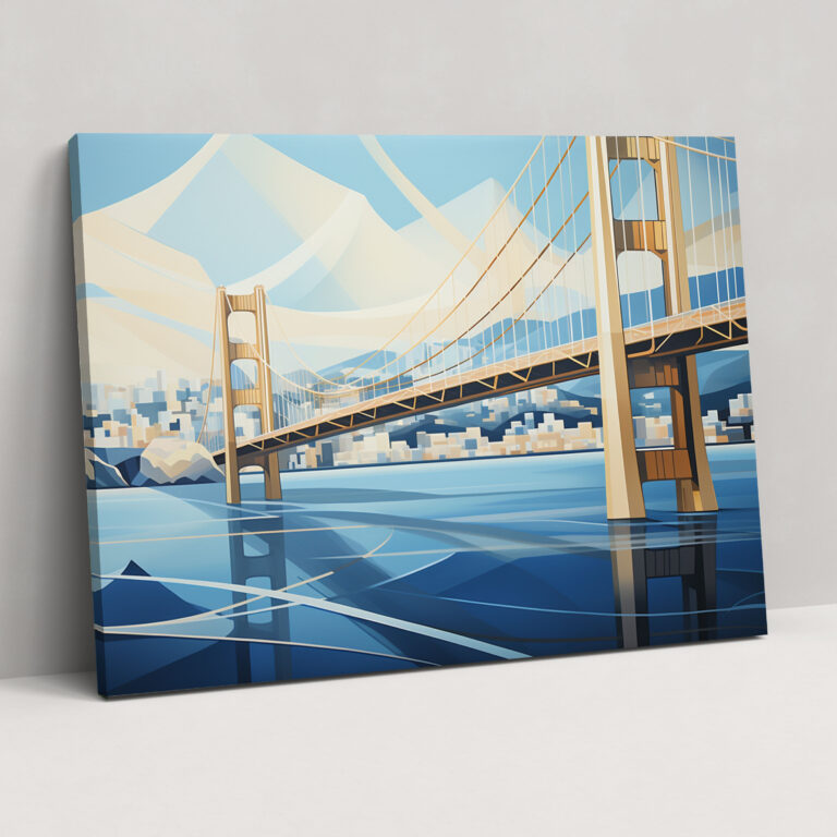 Bosphorus Bridge Canvas Print - Bosphorus Bridge, Canvas Print, Bold Shapes, Wall Decoration