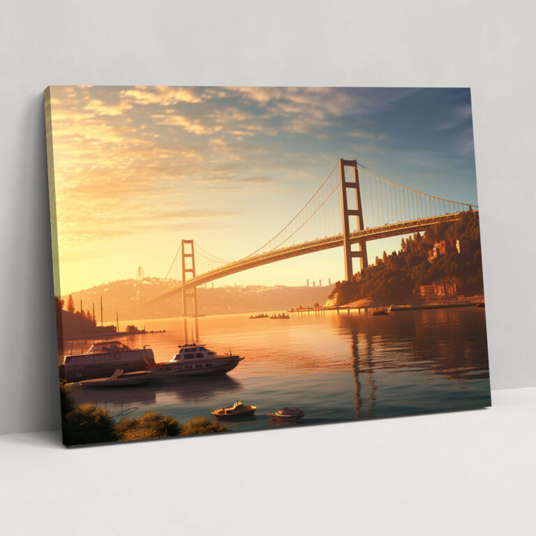 Bosphorus Bridge Wall Decoration - Bosphorus Bridge, Wall Art, Realistic Photograph, Bosphorus Bridge