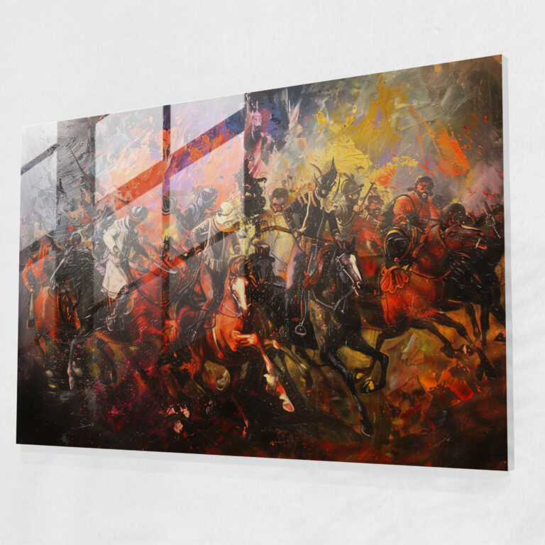 Baroque Style Painting Wall Decoration - Baroque, Baroque Style Painting, Glass Art, Wall Decoration
