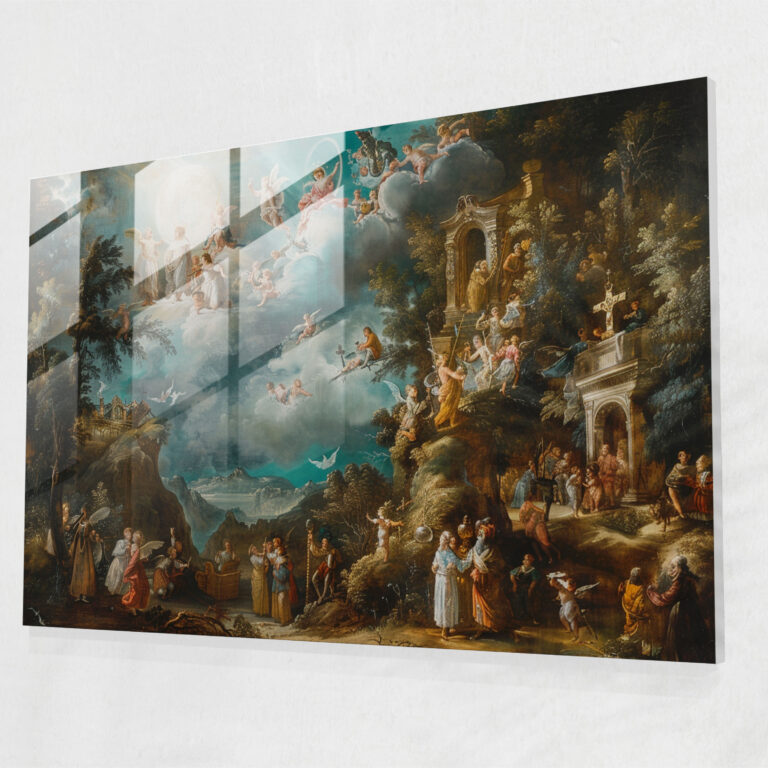 Allegorical Baroque Glass Wall Art - Baroque, Wall Decoration, Symbolic Elements, Home Decoration