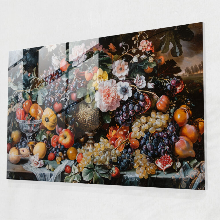 Baroque Style Painting Wall Decoration - Baroque, Glass Art, Wall Decoration, Baroque Style Painting