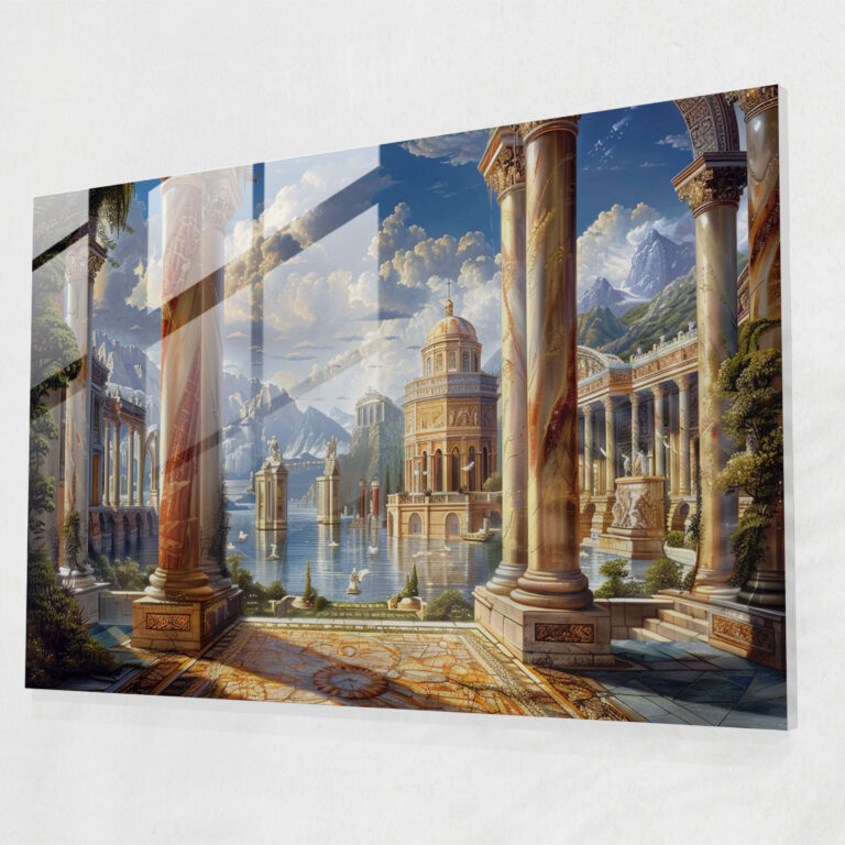 Baroque Style Painting Home Decoration - Baroque, Modern Art, Grandiose Architecture, Palace Inspired
