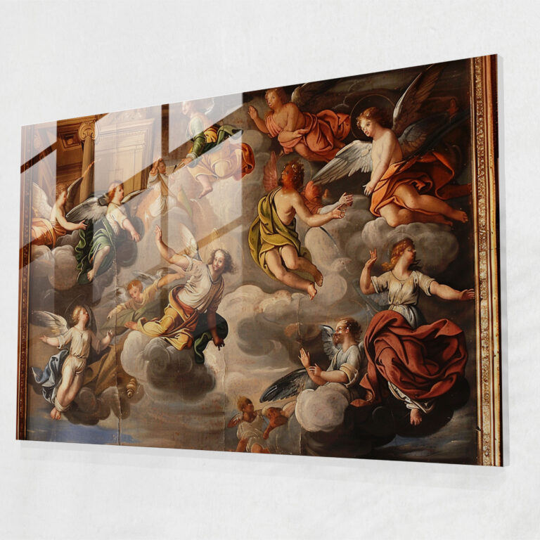 Baroque Style Painting Home Decoration - Baroque, Glass Wall Art, Wall Decoration, Home Decoration