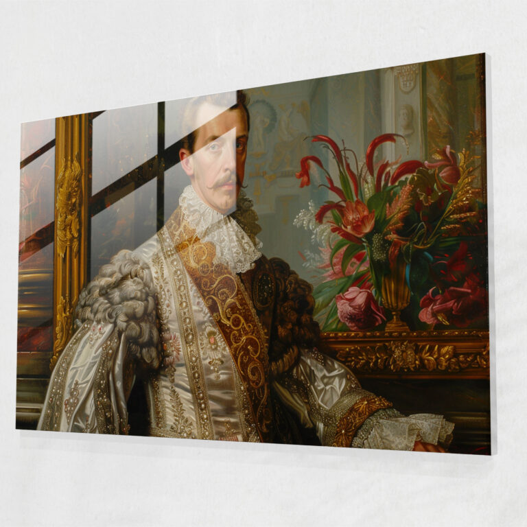 Baroque Style Painting Home Decoration - Baroque, Modern Art, Wall Decoration, Glass Art