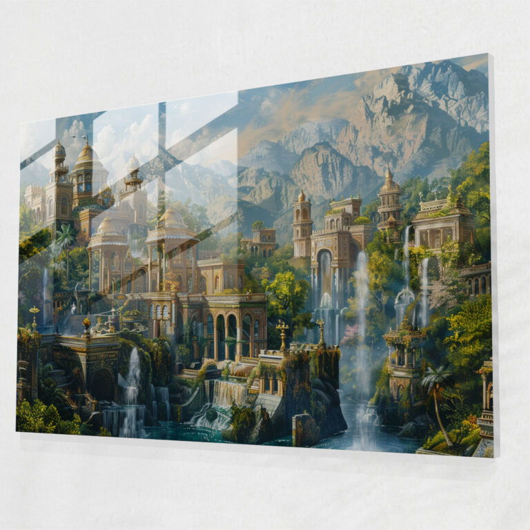 Baroque Style Painting Wall Decoration - Baroque, Wall Decoration, Glass Wall Art, Baroque Style Painting