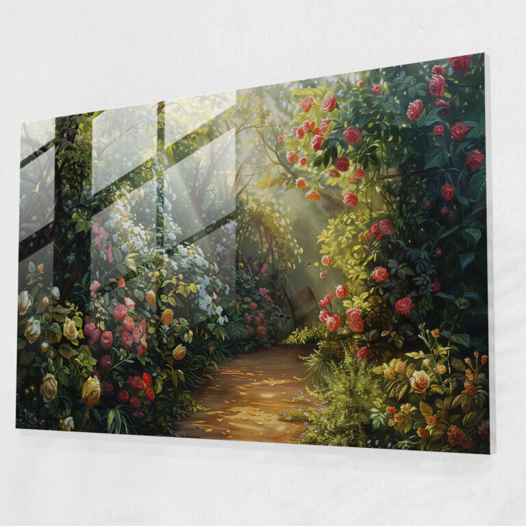 Baroque Style Painting Glass Art - Baroque, Charming, Baroque Style Painting, Glass Art