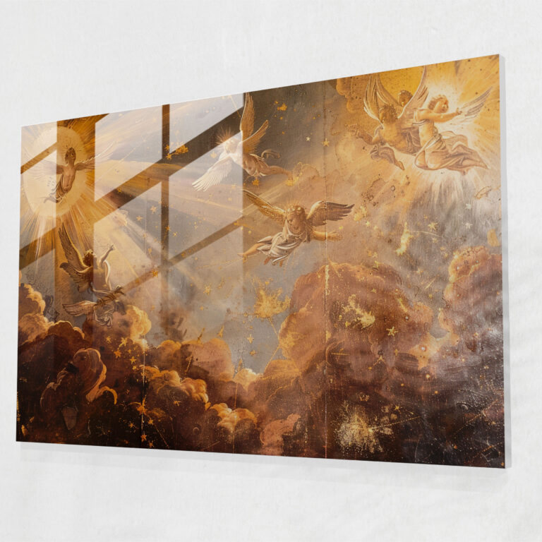 Baroque Style Painting Wall Decoration - Baroque, Home Decoration, Glass Art, Wall Decoration