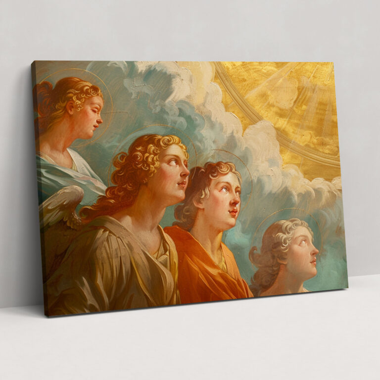 Heavenly Saints Canvas Print - Baroque, Home Decoration, Canvas Wall Art, Wall Art
