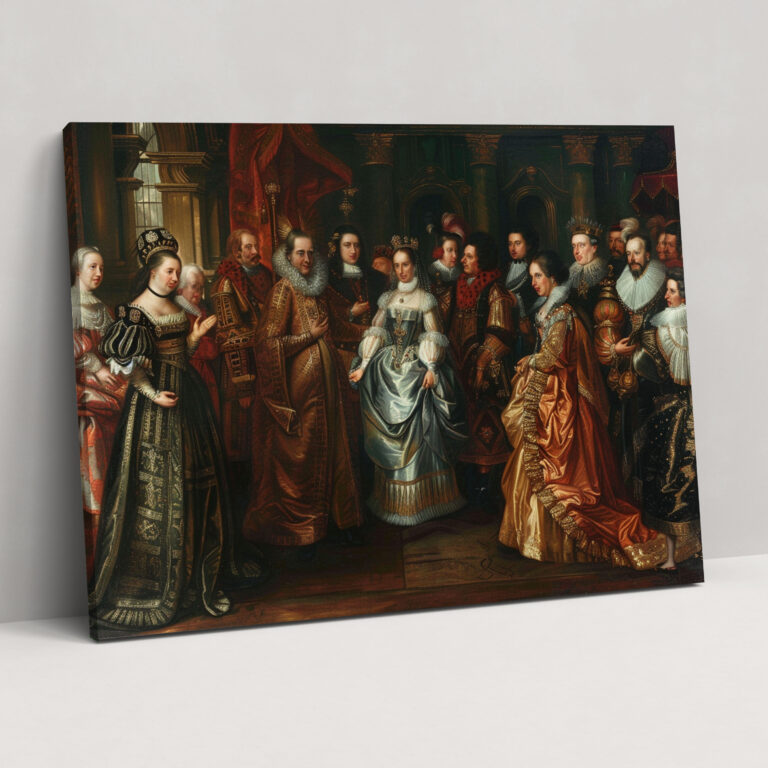Baroque Style Painting Canvas Print - Baroque, Wall Decoration, Canvas Print, Baroque Style Painting