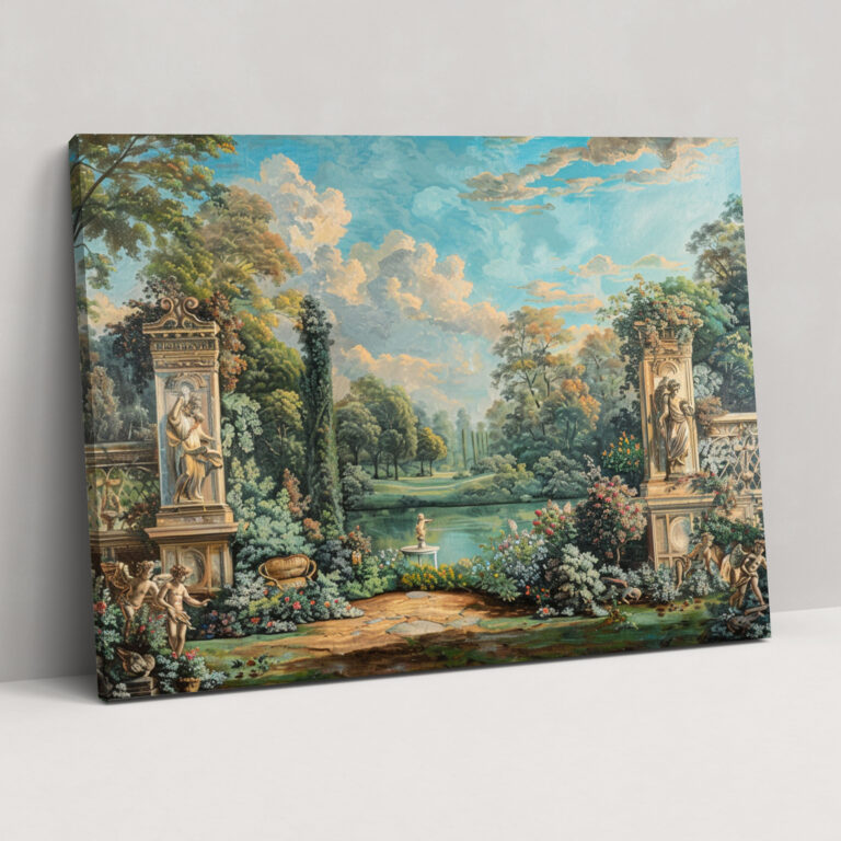 Baroque Style Painting Wall Decoration - Baroque, Wall Decoration, Baroque Style Painting, Home Decoration