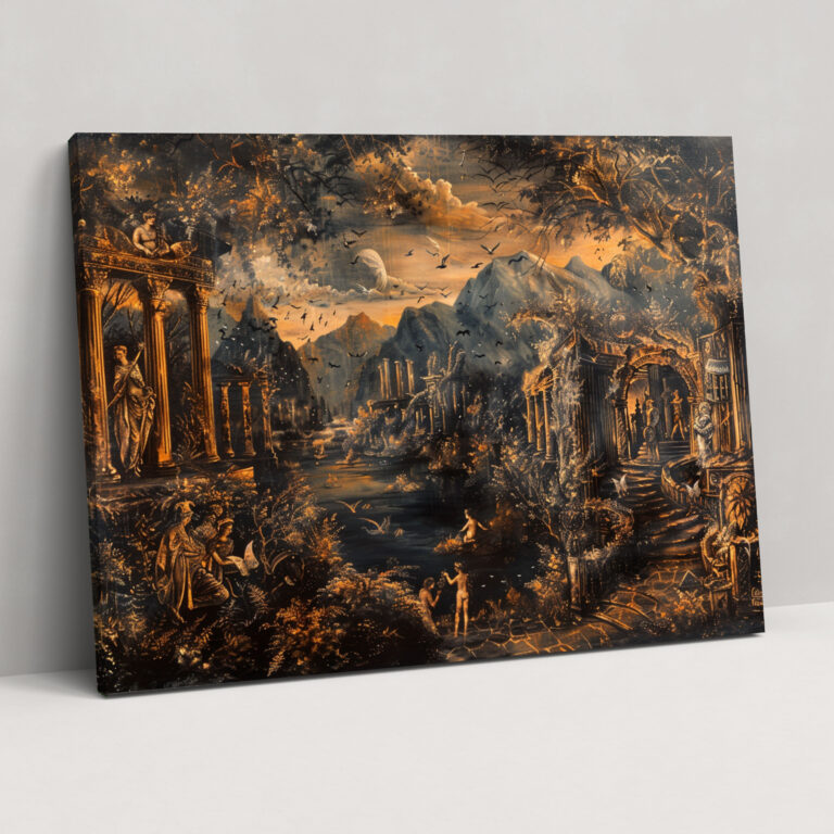 Baroque Style Painting Canvas Print - Baroque, Canvas Print, Baroque Style Painting, Canvas