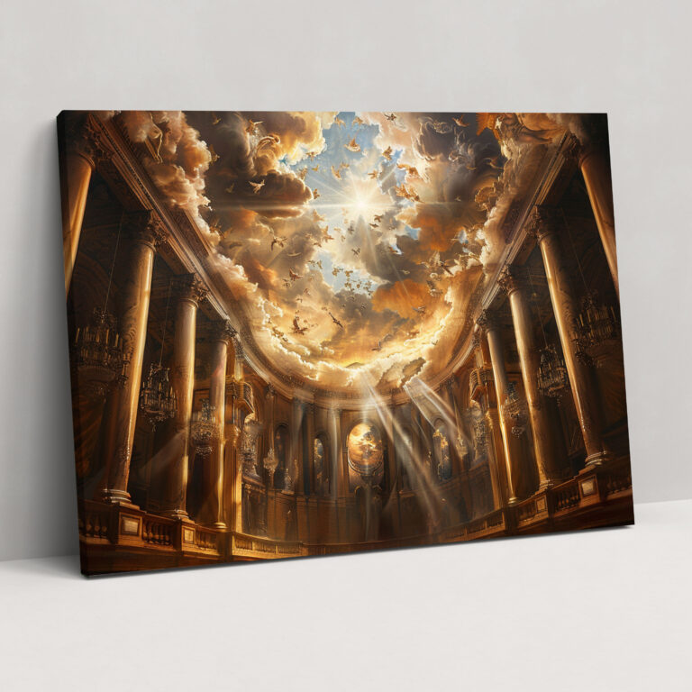 Heavenly Choir Canvas Print - Baroque, Canvas, Baroque Style Painting, Wall Decoration