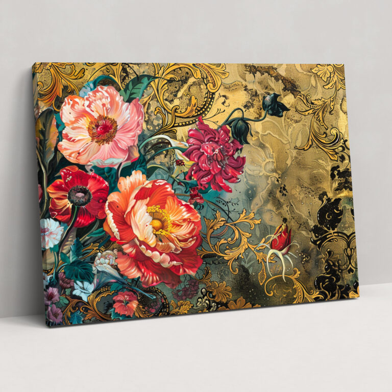 Baroque Style Painting Wall Decoration - Baroque, Wall Decoration, Canvas, Canvas Wall Art