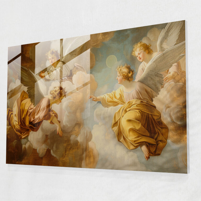 Caravaggio Style Glass Wall Art - Caravaggio, Glass Art, Caravaggio Style, Glass Wall Art
