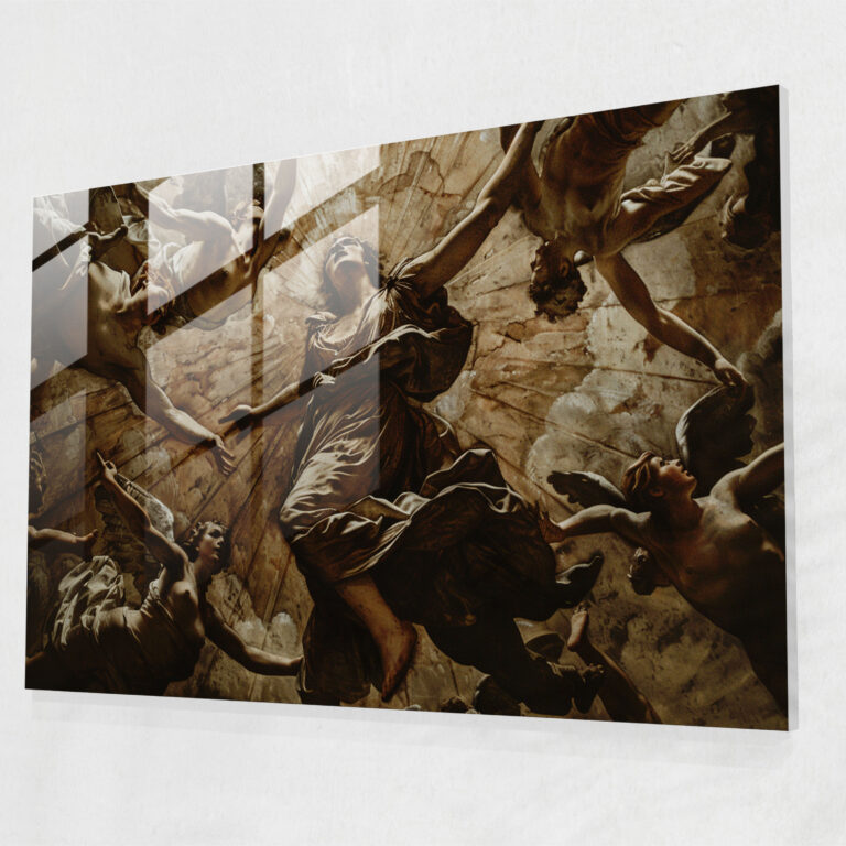 Caravaggio Style Home Decoration - Caravaggio, Home Decoration, Modern Art, Glass Print