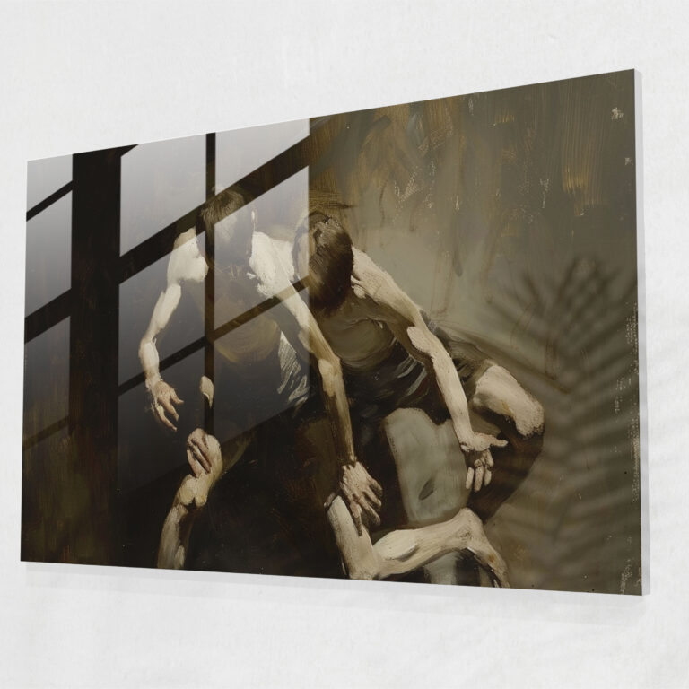 Caravaggio Style Home Decoration: Dynamic Poses - Caravaggio, Glass Art, Home Decoration, Wall Decoration