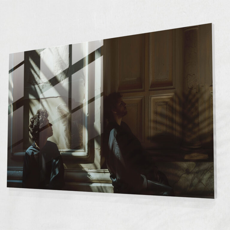 Caravaggio Style Glass Print: Dynamic Compositions - Caravaggio, Caravaggio Style, Wall Decoration, Home Decoration