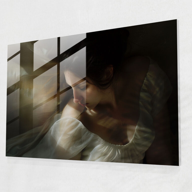 Caravaggio Style Glass Wall Art - Caravaggio, Home Decoration, Illumination, Ethereal