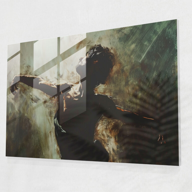 Caravaggio Style Wall Decoration - Caravaggio, Dramatic, Wall Decoration, Glass Art