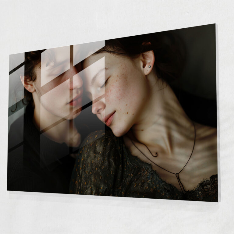 Caravaggio Style Glass Print - Caravaggio, Portrait, Glass Art, Glass Wall Art