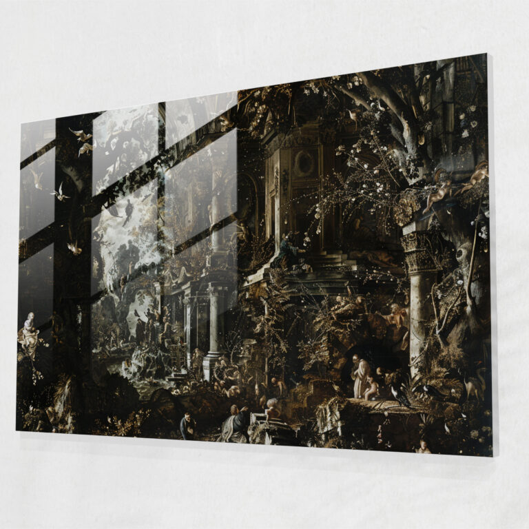 Caravaggio Style Glass Wall Art - Caravaggio, Wall Decoration, Textures, Caravaggio Style