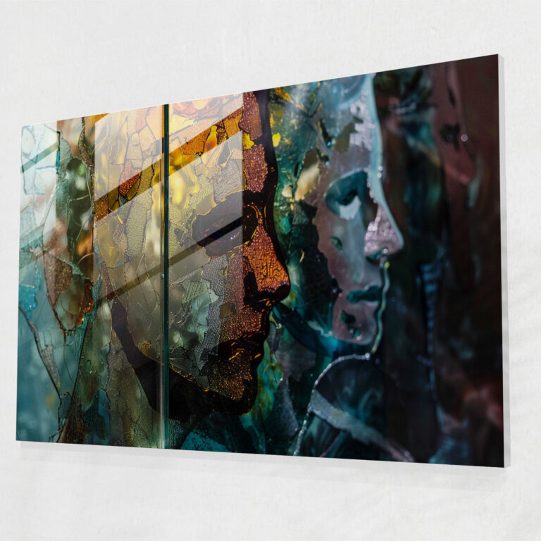 Emotional Figures Glass Wall Art - Caravaggio, Home Decoration, Wall Decoration, Modern Art
