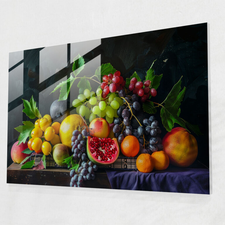 Vibrant Caravaggio Style Glass Wall Art - Caravaggio, Wall Decoration, Glass Art, Modern Art