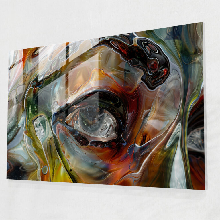 Emotional Expressions Glass Art - Caravaggio, Caravaggio Style, Modern Art, Wall Decoration