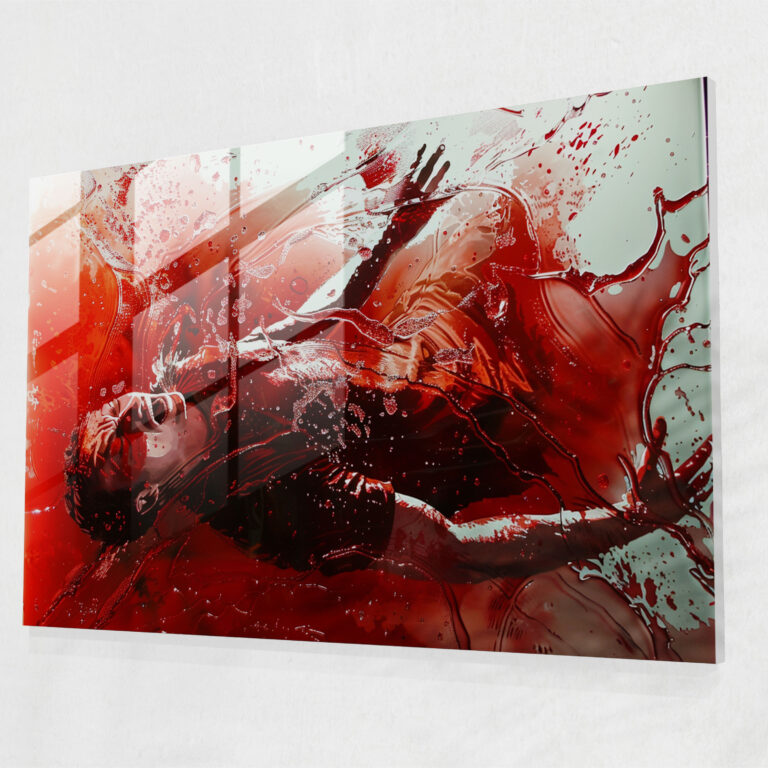 Raw Emotion Glass Wall Art - Caravaggio, Wall Decoration, Home Decoration, Glass Art