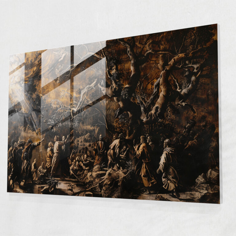 Caravaggio Style Glass Wall Art - Caravaggio, Home Decoration, Glass Wall Art, Caravaggio Style