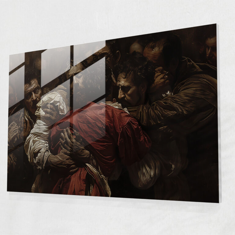 Caravaggio Style Glass Art - Caravaggio, Glass Art, Home Decoration, Caravaggio Style