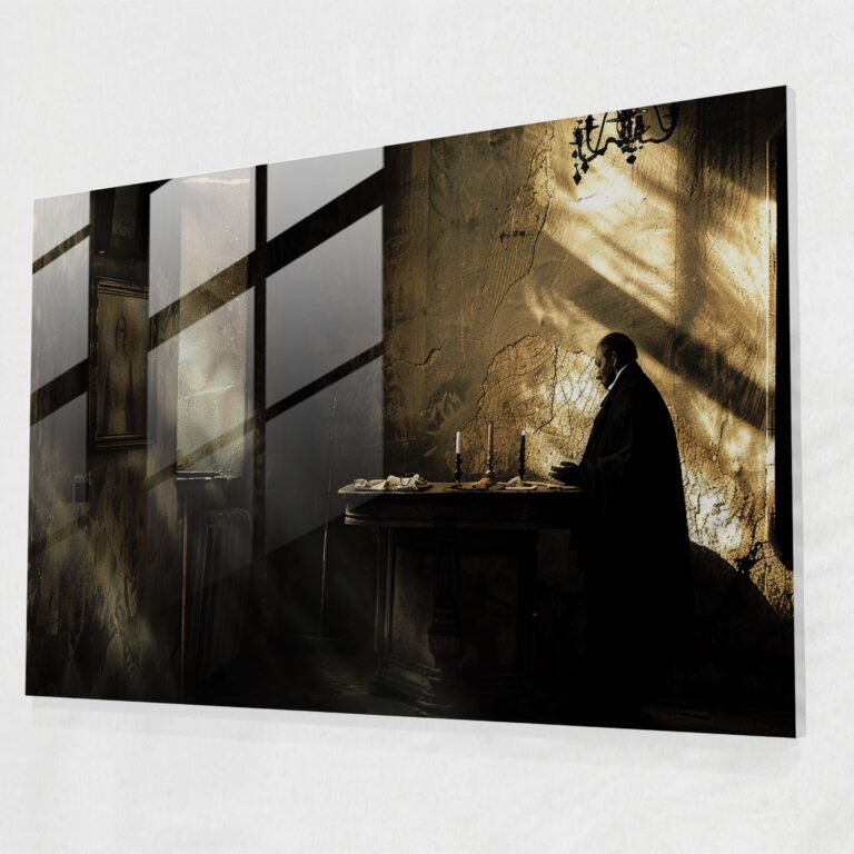 Caravaggio Style Home Decoration - Caravaggio, Home Decoration, Modern Art, Glass Art
