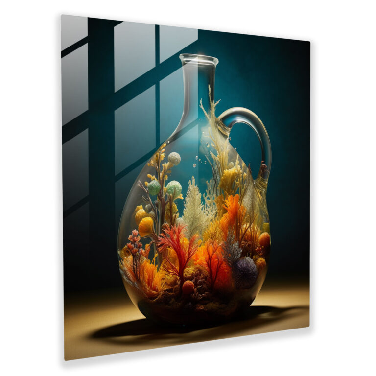 Captivating Cheetah Glass Art - Cheetah, Wall Decoration, Cheetah, Nature's Wonder