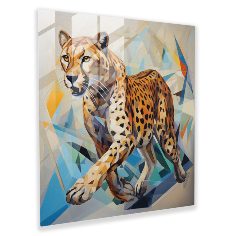 Cheetah Modern Art - Cheetah, Wall Decoration, Cheetah, Home Decoration