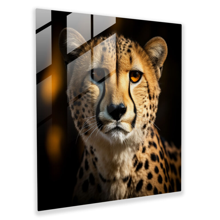 Cheetah Home Decoration - Cheetah, Modern Art, Sleek Beauty, Elegance