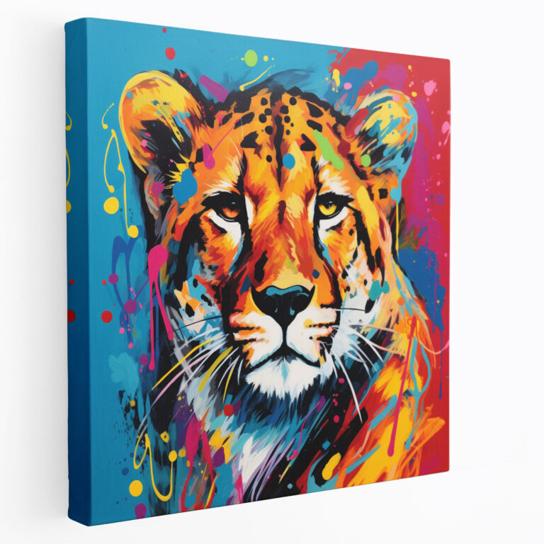 Cheetah Canvas Print - Cheetah, Canvas, Canvas Print, Home Decoration