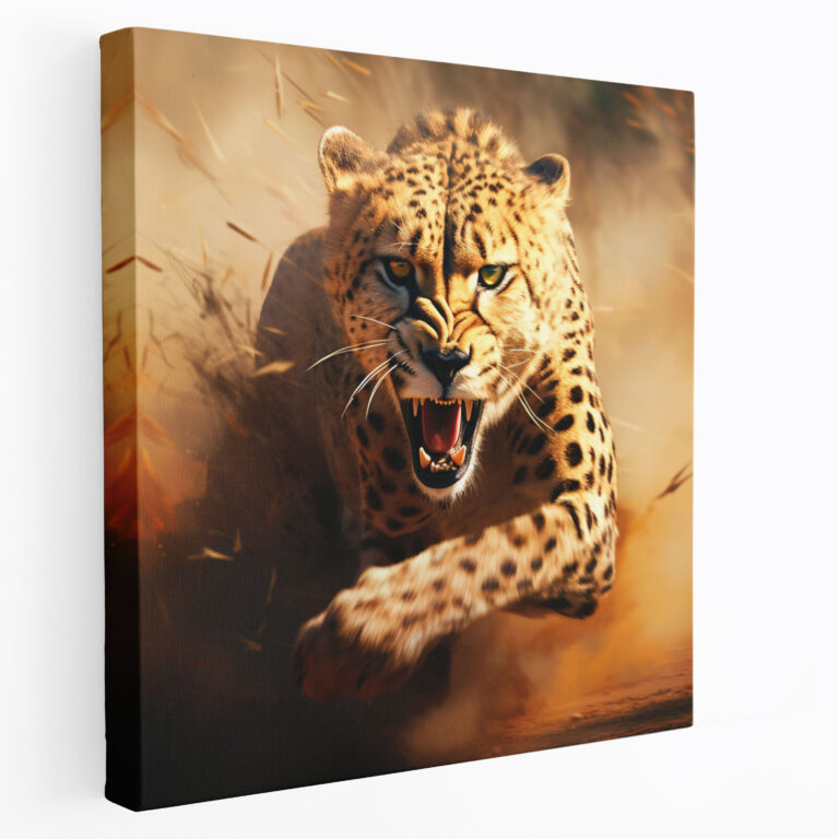 Cheetah Wall Art - Cheetah, Canvas Wall Art, Wall Decoration, Home Decoration